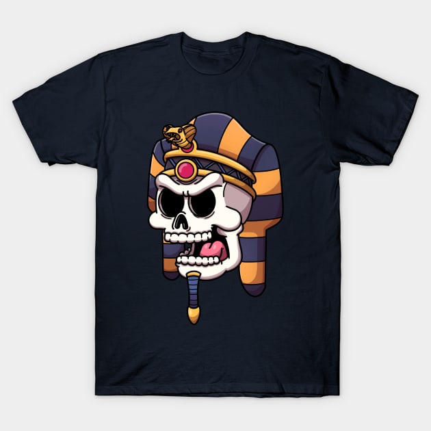 Pharaoh Skull T-Shirt by TheMaskedTooner